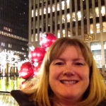 Across from Radio City - Just love the Red Ornaments